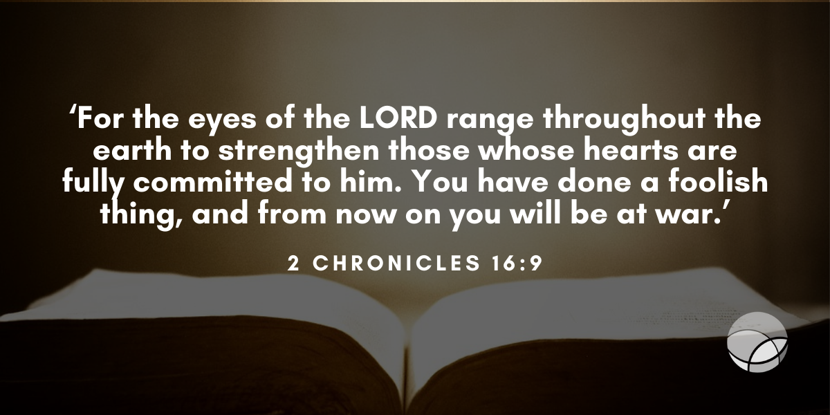 Fully Committed 2 barnabas today bible verse 2 chronicles 16.9