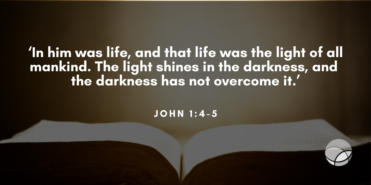 Light and Life 2 barnabas today bible verse john 1.4 5