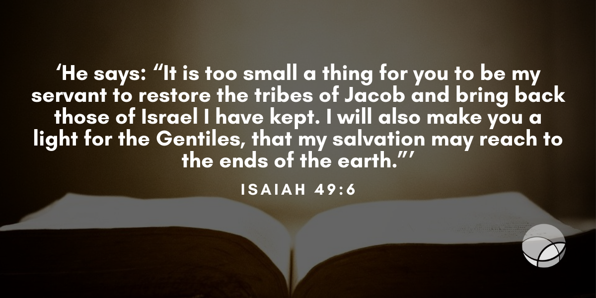 barnabas today devotionals bible verse isaiah 49.6