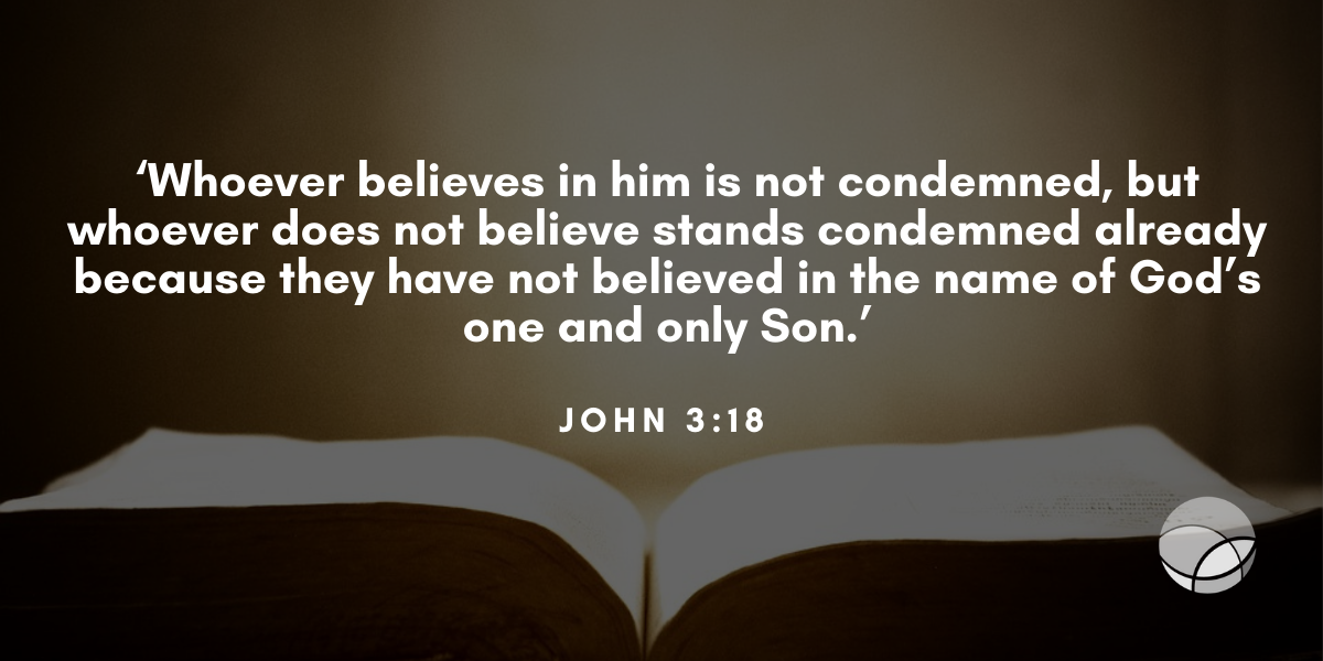 Believe 2 barnabas today devotionals bible verse john 3.18