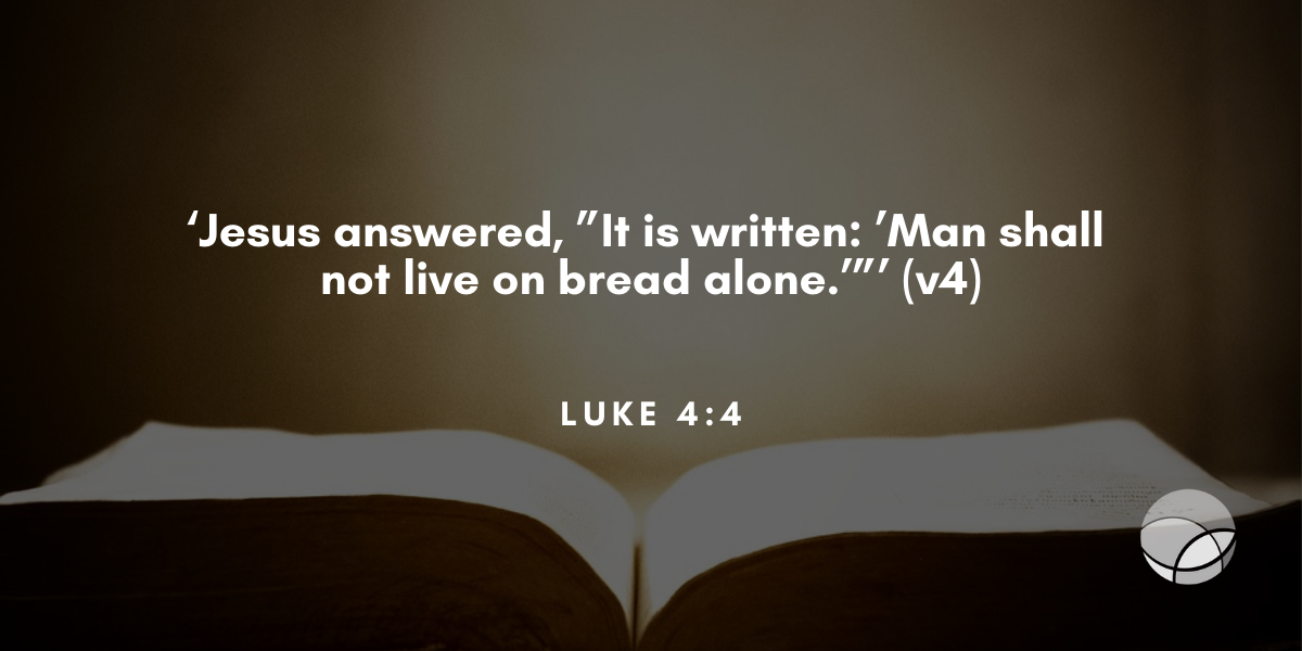 Battle 2 barnabas today devotional bible verse luke 4.4