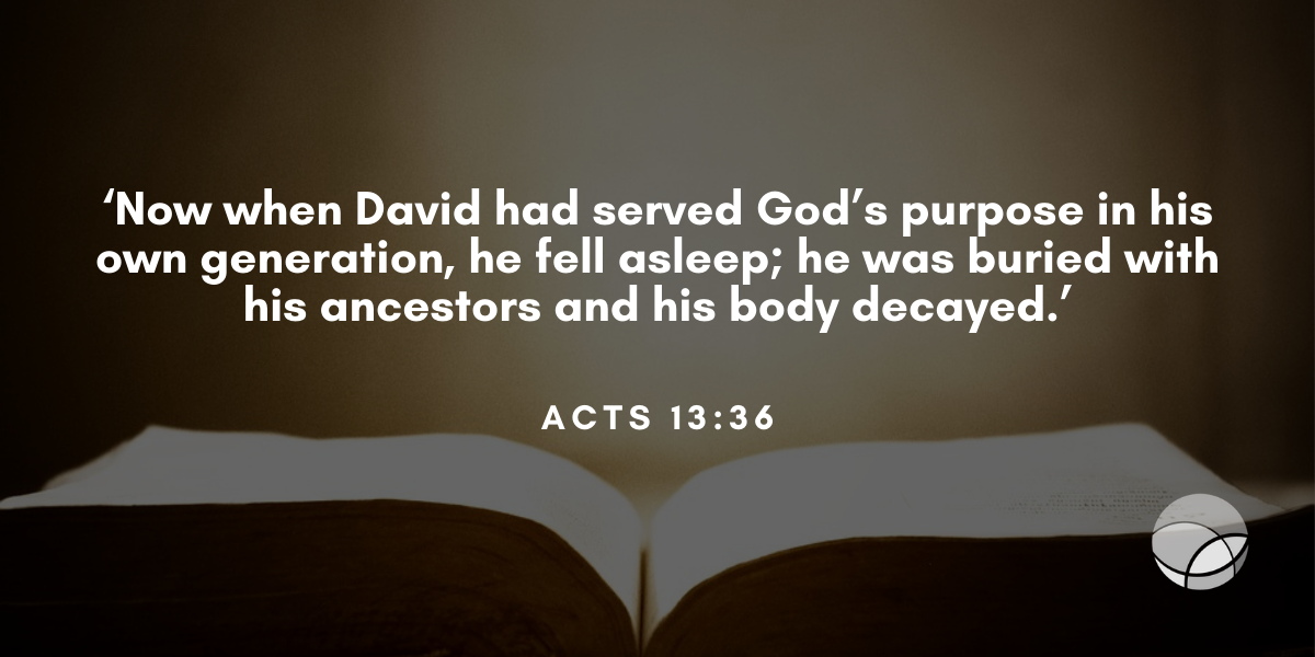 barnabas today devotionals bible verse acts 13.36